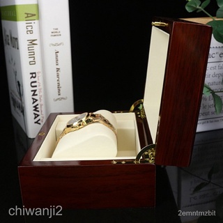 newWooden Watch Boxes Single Bracelet Bangle Jewelry Watch Jewelry Storage Case HGVr (9)