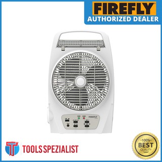 Firefly 8” Oscillating 2-Speed Fan w/ Desk Lamp, Torch Light & USB Mobile Charger FEL625