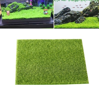 30x30cm Artificial Grass Mat Fake Moss Landscape Decoration Aquarium Fish Tank Simulation Plants Lawn Turf Green Water Lawn