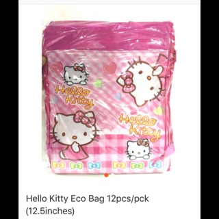 Eco bag Hello Kitty 12pcs 1pck ht.35x37cm