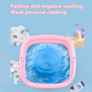 【COD】New fully automatic mini portable folding washing machine to carry with you on business trips (4)