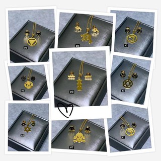 Sophie Fashion Jewelry Gold Stainless Steel Fashion Style Jewelry Set