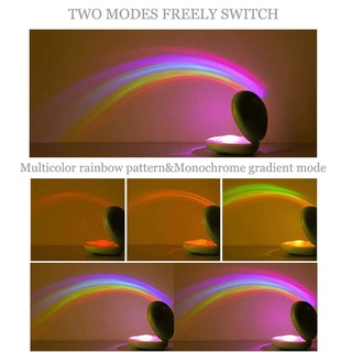 Mahusay na kalidad at mababang presyo Shell Colorful Projection Lamp LED Novelty Rainbow Star Night