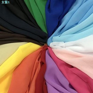 ◊Chiffon Plain Fabric 60” (PART 1 of 3)-for gowns, costumes, backdrop and many more