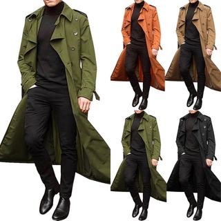 Camille-Outwear Solid Color Windbreaker Winter Trench Overcoat Casual Lapel Stylish