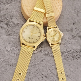 Set & Couple Watches♟[JAY.CO] CASIO stainless steel Gold couple watch gift #CA16CPCHP