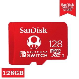 Sandisk SDSQXAO-128G-GNCZN 128gb Nintendo Micro SD UHS-1 C10