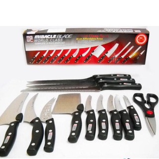 Blade World Class 13-Piece Japanese Knife Set Stainless Steel Knife Set
