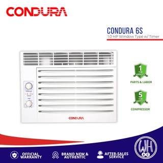 Condura 6s 1.0Hp Window Type Aircon w/ Timer WCONZ010EC1
