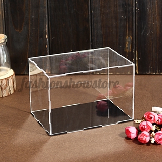 Acrylic Display Box Show Self-Assembly Model Protection Case Clear Dustproof FASHIONSHOWSTORE (5)