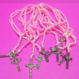 Mini rosary 70pesos/10 pcs (with add-on promo of Invitation)