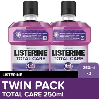 Listerine Total Care Mouthwash 250ml Twin Pack