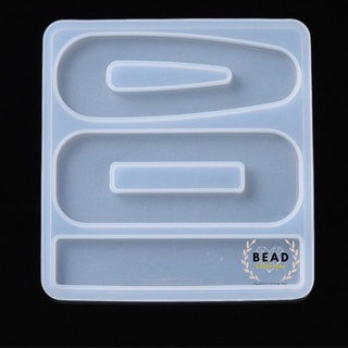 Bead Catalogue | 1pc 3in1 Clip Barrette Mold For UV and Epoxy Resin | Resin Mold