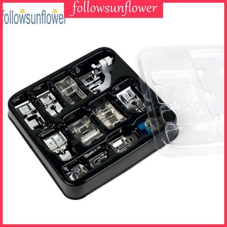 Ready Stock✿Multi-function Domestic Household Sewing Machine Presser Foot Feet 11pcs