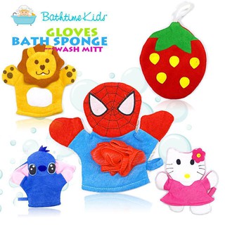 Character Fun time Baby Bath Sponge, Glove, and Mitt