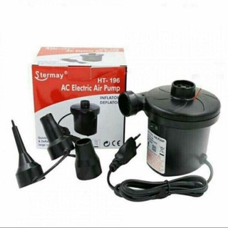 Fast electric airpump for inflatable air beds, paddling pools,