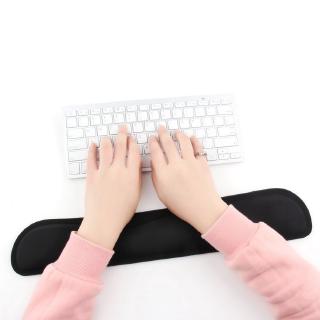 【LC】Black Gel PC Keyboard Raised Platform Hands Wrist Rest Support Comfort Pad (2)
