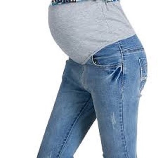 Pregnant Pants Premium Quality Materna Pants Stretchy Material Pregnant Women S9E3 Present Leggings Pregnant Women Maternity Pants Jeans Blue