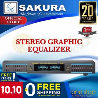 SAKURA ORIGINAL Stereo Graphic Equalizer EQ-106 •OSOS•