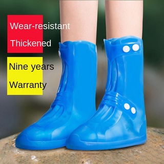In stock✖ﺴ【 upset wear-resisting antiskid 】 rain sets of silicone waterproof antiskid shoe covers ma