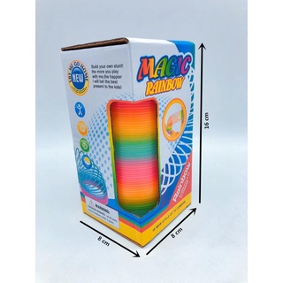 kids❆New products►✗Magic Rainbow Spring Toy Colorful