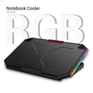 Covers℡RGB Gaming Laptop cooler Powerful airflow Notebook Cooling pad for 12-17 inch Laptop