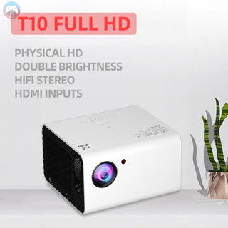 【 in stock 】 Ê TOPRECIS T10 1080P Full HD Home Projector Andriod TV Projector Built-in Speaker HiFi