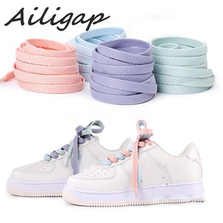 Ailigap 1pair 120/130/140/160CM Classic Jelly Color Flat Polyester Shoe Laces