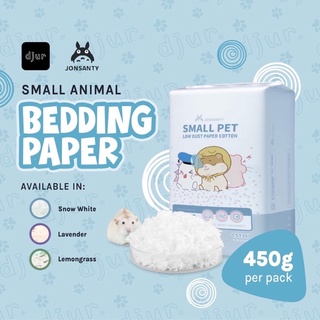 JONSANTY 1lb/450g Small Animal Bedding Paper Pet Hamster Bedding