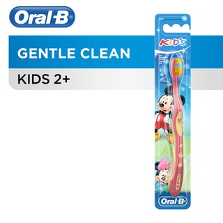 （Spot Goods）Oral-B Kids Toothbrush Mickey 1s [Ages 2+] (Assorted Colors) flAV