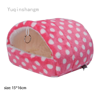 Yuqinshangm New Winter Hammock For Ferret Rabbit Guinea Pig Rat Hamster Squirrel Mice Bed Toy House