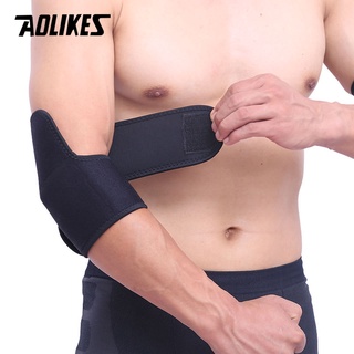 AOLIKES 1Pair Adjustable Sports Elbow Support Basketball Tennis Elbow Pads Volleyball Elbow Support Guards Pads Arm Slee