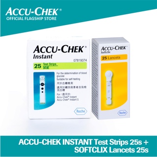 Accu-Chek Instant Test Strips 25s + Accu-Chek Softclix Lancets 25s