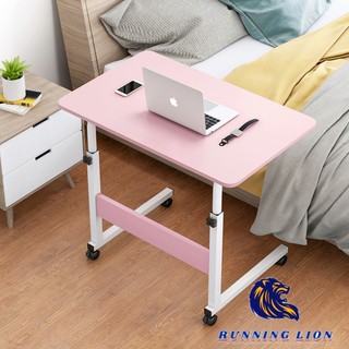 Adjustable Laptop Stand 60X40 Movable Computer Standing Desk With Wheels Portable Side Table (6)