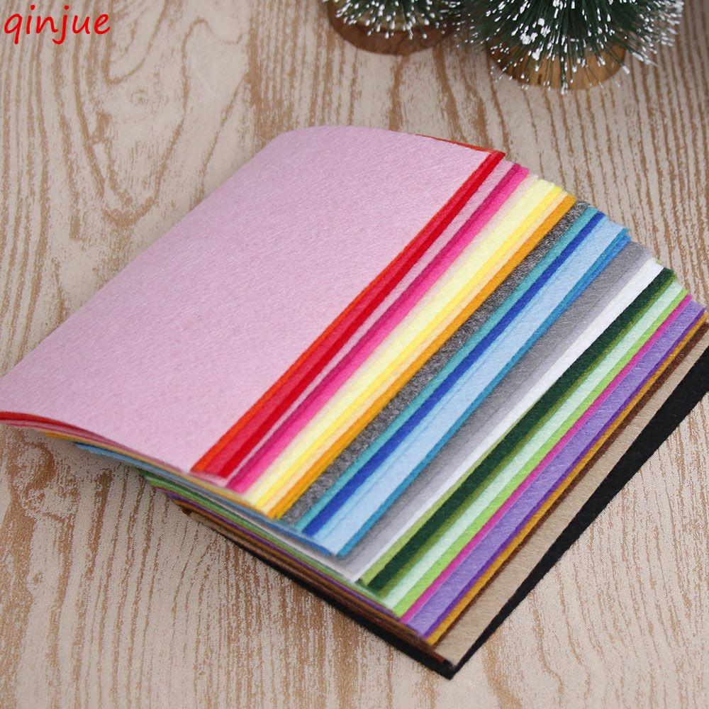 40 Colors Felt Sheets DIY Craft Supplies Polyester Blend Fabric Non-woven Cloth Size 10x15cm