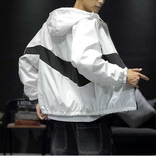 Ready Stock Nike Windbreaker Jacket Plus Size Outdoor Sunscreen Clothes Men's Thin Sunscreen Jacket (6)