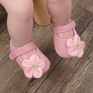 Infant Baby Girl Cute Flowers Princess Shoes Wool Non-slip Soft-soled Toddler Shoes 0-1 Years Old (3)