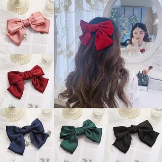 Fashion solid color bow Hair clips cloth women hair accessories fashion headdress