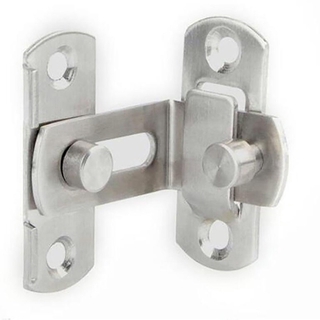 Stainless Steel 90 Degrees Right Angle Buckles Latch Bolt Lock Bending Hasps