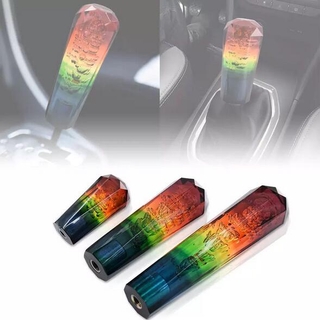 Universal 10 15 20cm Car Stitching Color Multicolor Gear Shift Knob Crystal Bubble Gear Shift Knob Colorful Shifter Lever (1)