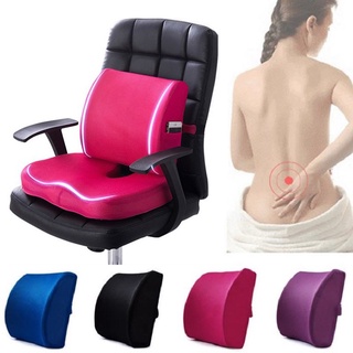 High Quality Lumbar Seat Cushion Cushion Relief Pillow Seat Chair Memory Foam Seat Back Pain Support