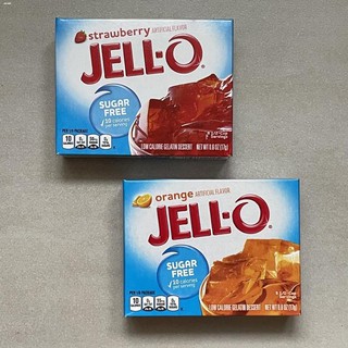 Jellies & MarshmallowﺴJell-O Jello Sugar Free Gelatin (Orange/Strawberry)