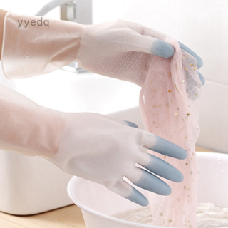 Kitchen Silicone Cleaning Gloves Elk Dish Washing Gloves For Household Scrubber Rubber