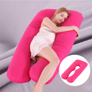 Funshally 1PCSNew sleep support pillow for pregnant women body pillowcase cotton U shape maternity