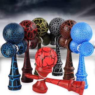 Wooden Montessori Professional Kendama Skill Sword Ball Toys Crack Classical Outdoor Skillful