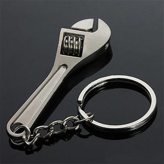 1x Metal Adjustable Handy Tool Wrench Spanner Key Chain Ring Keyring Accessories