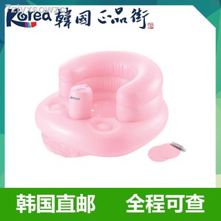 ↂ✁South Korea direct mail Richell inflatable sofa baby bath chair Liqier baby learning chair seat