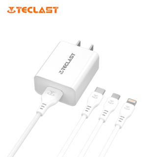 TECLAST TC-AU11 2.1A TPE Fireproof Adapter Charger With 1M Fast charge Cable