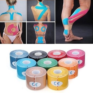 Multicolor waterproof sports muscle stickers Muscle Sports Tape 2.5cm*5m (6)