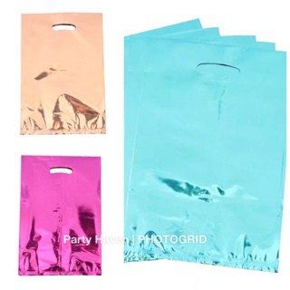 11”x 7.5” Metallic foil loot bags (10 pcs/pack)